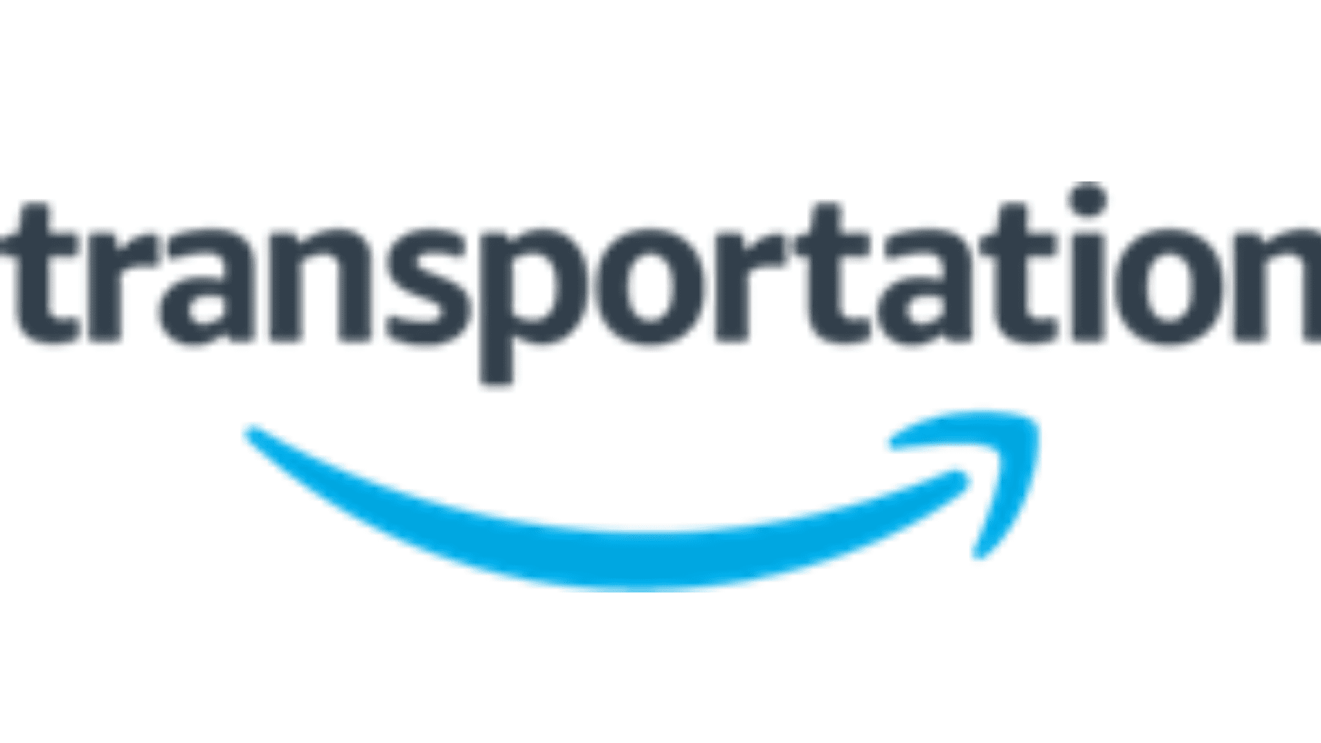 Transportation and amazon arrow logo