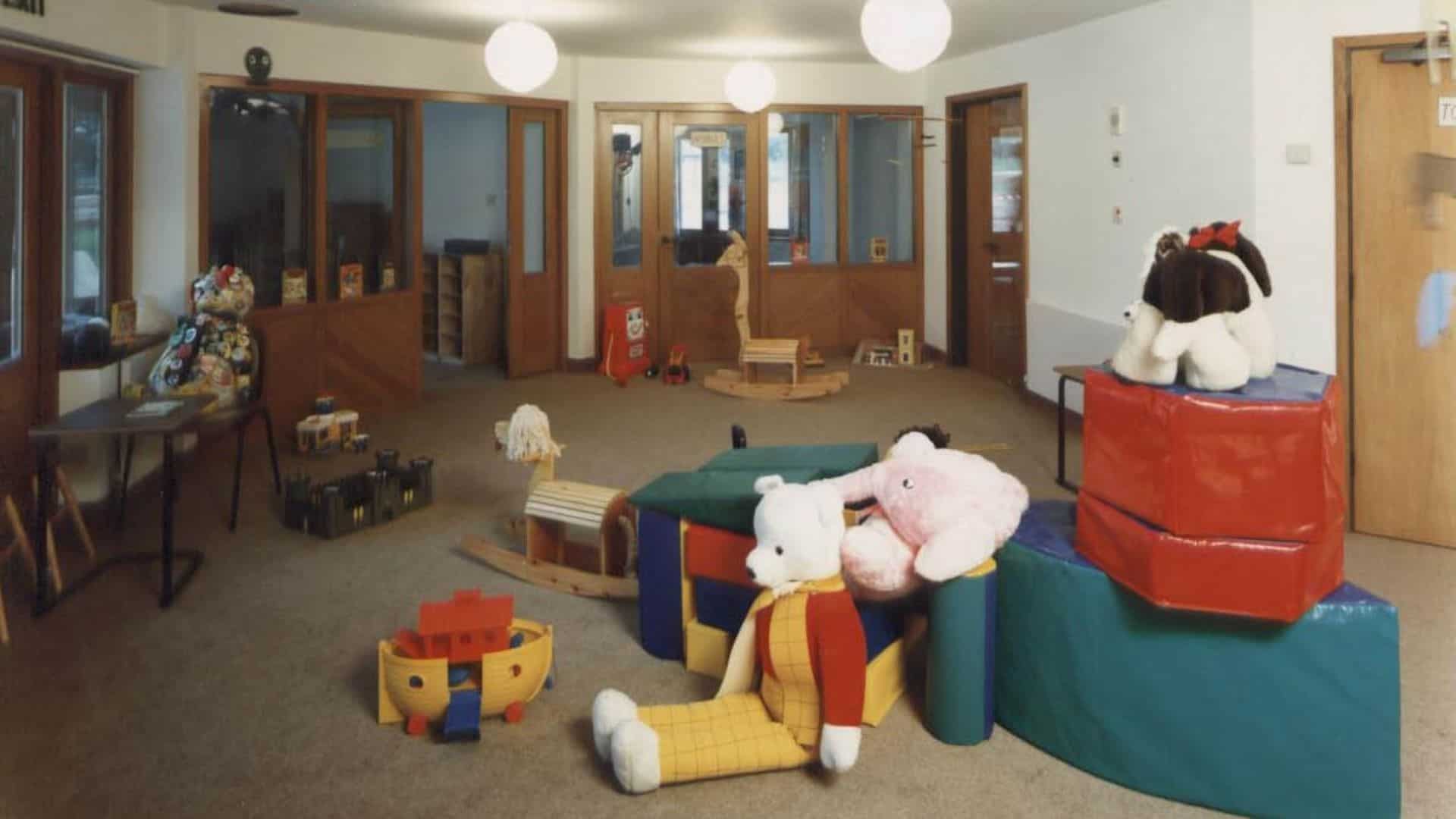 History of MH Martin House play room during the 80s