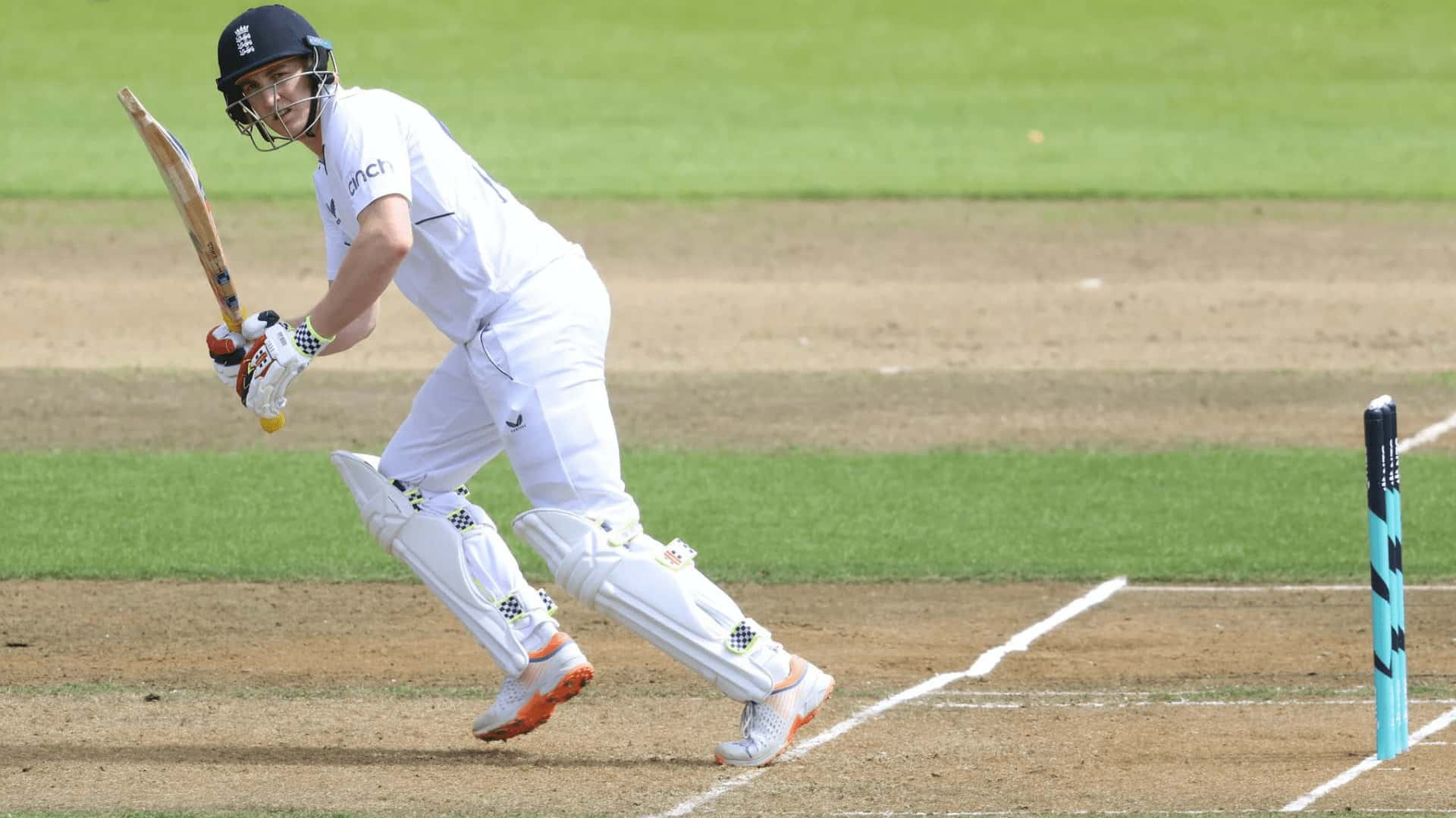 Man playing cricket