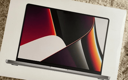 Macbook in box