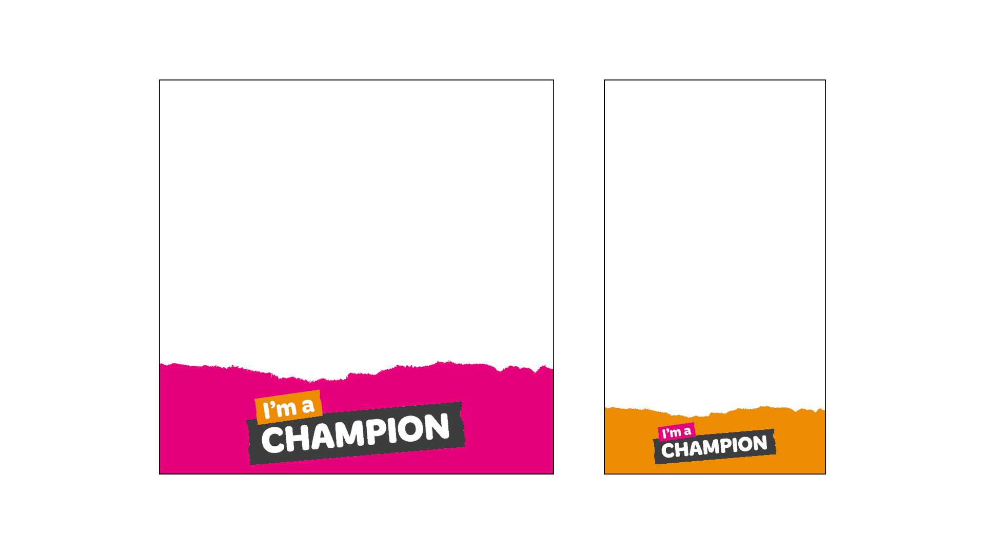 Champion Social Media Frames
