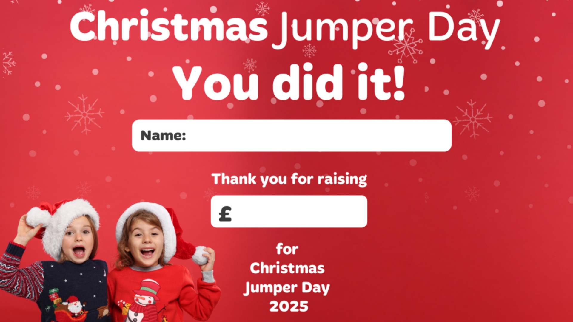 CJD kids certificate